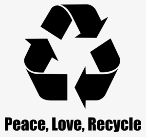 Original Png Clip Art File Peace, Love, Recycle Svg