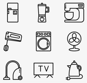 Home Electrical Equipment - Coffee Shop Vector Icon