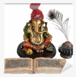 Lord Ganesh With Books Transparent PNG - 400x400 - Free Download on NicePNG