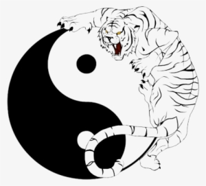 Yin Yang Tiger Psd - Tiger Yin Yang Symbol
