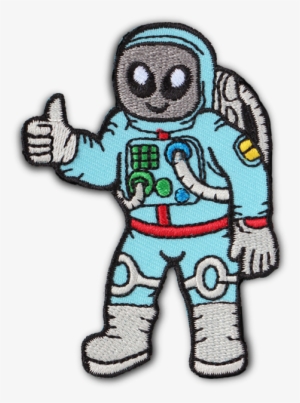 The Alien Astronaut Patch - Stoner Astronaut Transparent