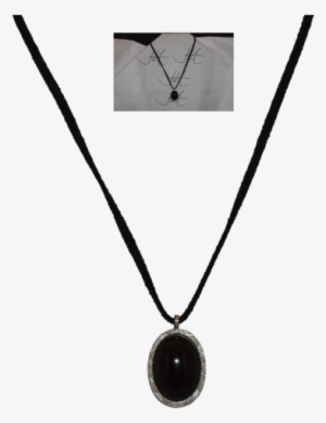 Black Stone Necklace Png Stock - Necklace