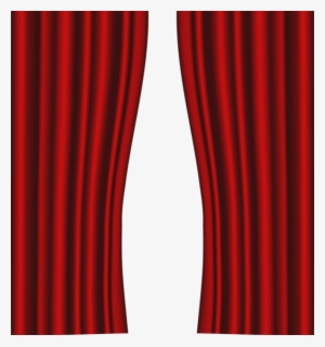 Red Curtain Png Download - Clip Art Curtain Transparent Png