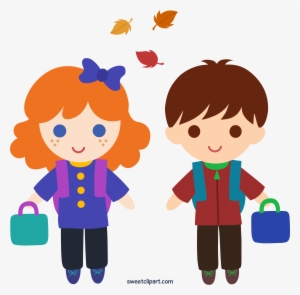 Autumn Archives Sweet Clip Art Kids - School Kids Cliparts