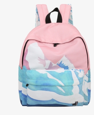 Alaska Backpack, Snowberg School Bag Backpack - Aesthetic Backpack Transparent