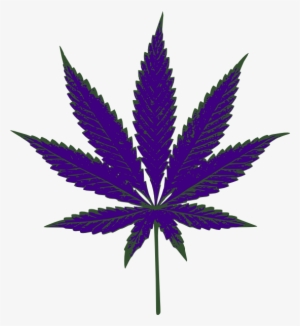 How To Set Use Purple Weed Icon Clipart - Weed Black And White Png