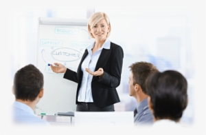 Train The Trainer - Business Woman Presenting