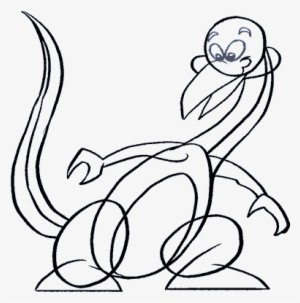 How To Draw Cartoon Dragon - Drawing