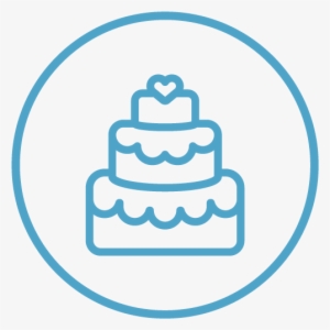 Wedding Icon - Wedding Cake Clipart Black And White