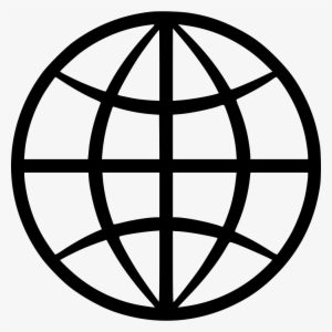 Globe Comments - Internet Clipart Black And White Png