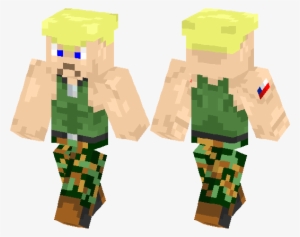 Street Fighter Guile Minecraft