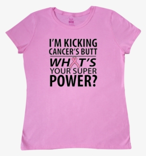 Breast Cancer Kicking Butt Women's T-shirt - Day Of Pink Shirt