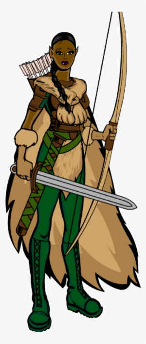 Aldrie The Wood Elf Ranger - Green Boy