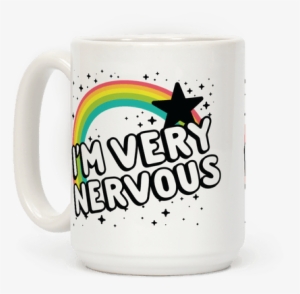 I'm Very Nervous Coffee Mug - Baseball Tee
