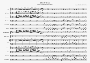 Bloody Tears Sheet Music Composed By Composed By Kenichi - Document
