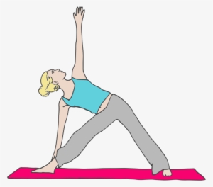 Position With Your Left Foot Forward And Hands On Either - Trikonasana