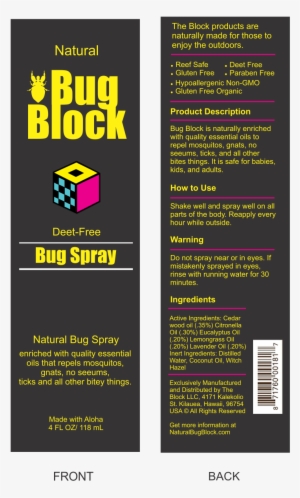 Packaging Design By Malcolm Collett For Bug Block - Graphic Design