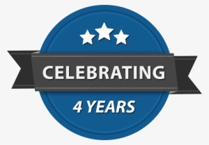 Celebrating 4 Years Ribbon - Established 2011