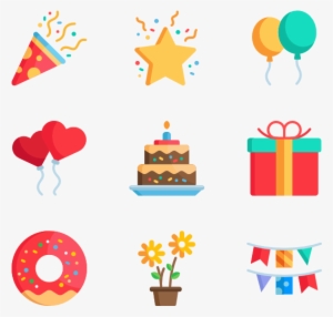 Celebrations - Birthday Icons Png