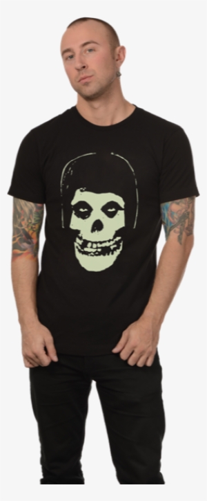 Misfits "glow In The Dark Hooded Fiend" T-shirt - Misfits Fiend Skull Tote Bag