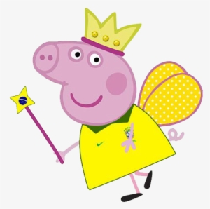 Peppa Pig E George Pig Vestidos Para A Copa Do Mundo - Peppa Pig Hd Png