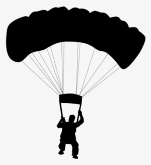 Transparent Parachute Silhouette Png