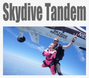 button, skydive tandem - the experience of your life!