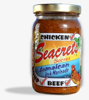 Jar Of Seacret's Jerk Marinade - Seacrets Marinade, Jamaican Jerk Chicken Soup - 8 Oz