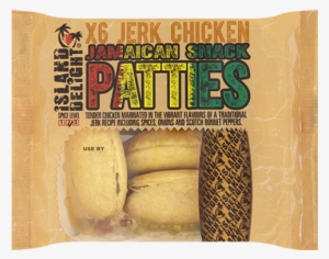 Snack Jerk Chicken Patties - Island Delight Jerk Chicken Patty