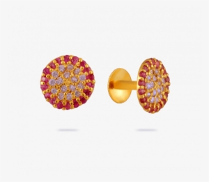 Gold Earrings- Ja10c8f3ft - Amber