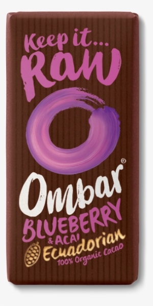 Ombar Blueberry & Acai - Ombar 90% Raw Cacao Raw Chocolate Organic 35g