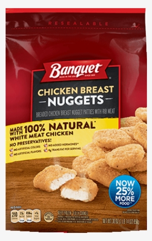 Chicken Breast Nugget - Banquet Meatloaf Meal - 11.88 Oz Box