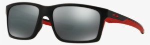 Oakley Men's Mainlink Matte Black - Oakley 57 Mainlink Black Matte Rectangle Sunglasses
