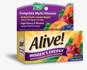 Women's Energy Multivitamin Supplement Tablets, - Nature's Way Alive Women's Energy Multivitamin Tablets