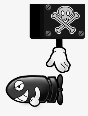 Torpedo Ted By The Papernes Guy On Clipart Library - Super Mario Torpedo Ted