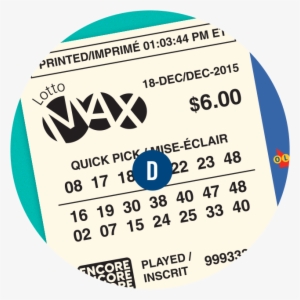 A Lotto Max Ticket - Lotto Max