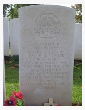 The Unknown Australian Soldier - Headstone