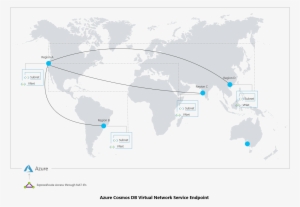 azure cosmos db is the first service to allow cross - world map