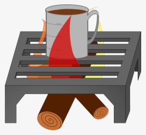 How To Set Use Fire Grate Clipart - Coffee Cup