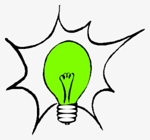 How To Set Use Green Light Bulb Icon Png - Cartoon Transparent Light Bulb