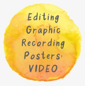 How To Edit Graphic Recording Posters - Circle