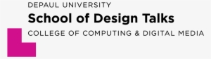 Visiting Designer Series - Depaul School Of Design Logo