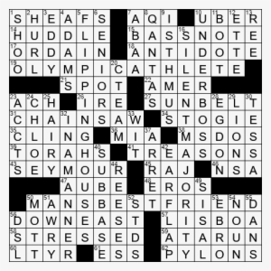 La Times Crossword Answers Saturday February 3rd - Crossword Puzzle For Housekeeping