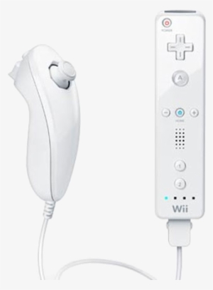 Official Nintendo Wii Remote And Nunchuck Pack P15599 - Wii Controller Nunchuck Png