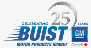 Buist 25th Anniversary Logo - Gm Canada