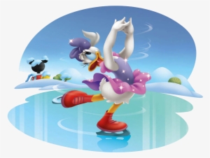 Mickey Mouse Clubhouse Clipart Banner Transparent Library - Disney Characters Ice Skating