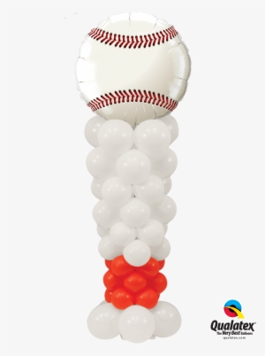 Batter-up Balloon Decorations - Baseball Bat Balloon Column