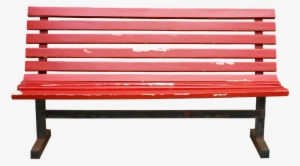 Seat Png Image - Red Bench Png