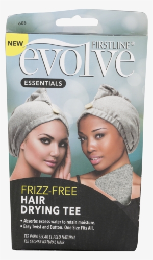 Evolve Natural Hair Drying Tee, Gray