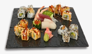 High Angle Picture Of Our Nakama Sushi Platter On A - Nakama Sushi Restaurant & Lounge